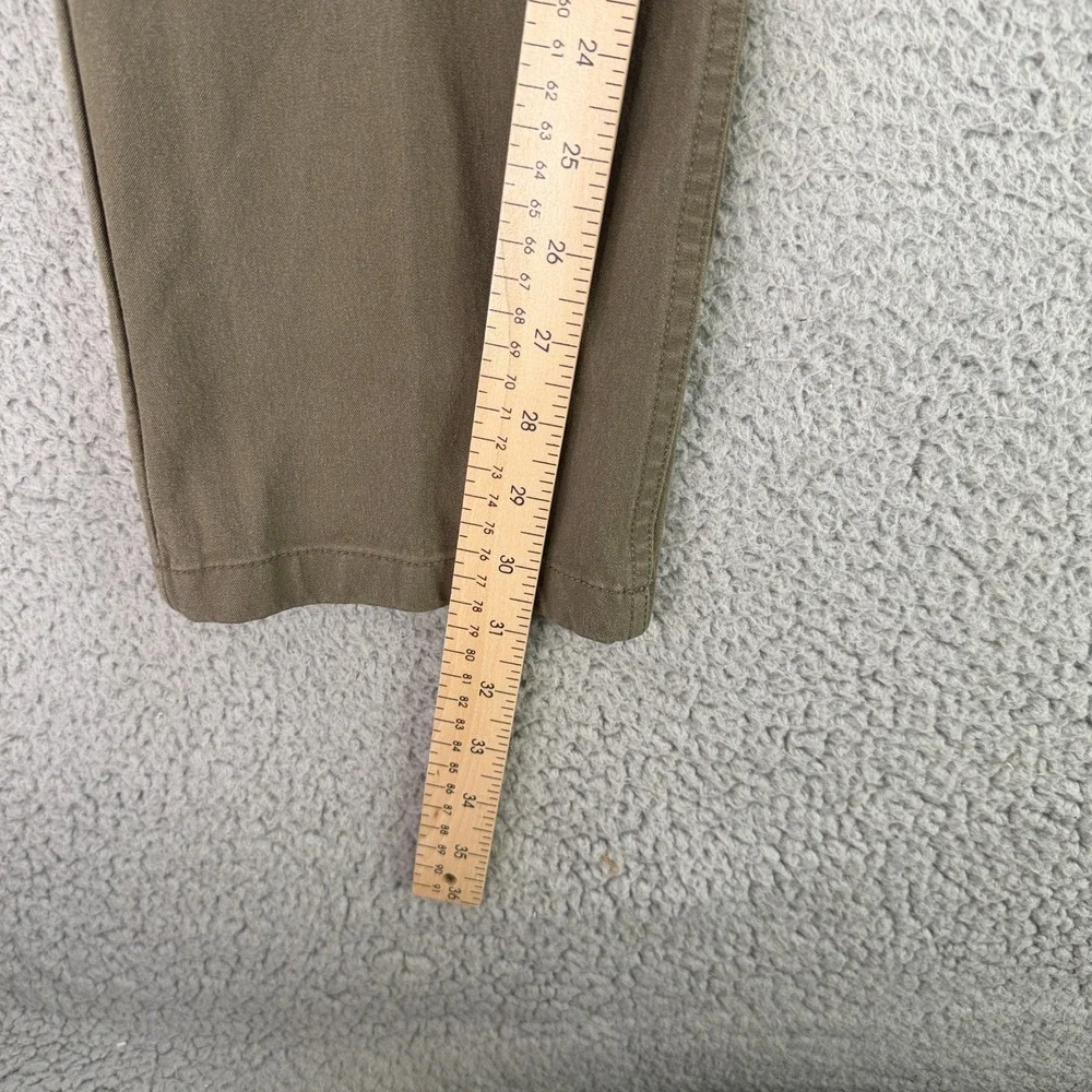 Mugsy Chino Pants Mens 33x32 Olive Green Olives Stretch Slim Fit K6PNOL